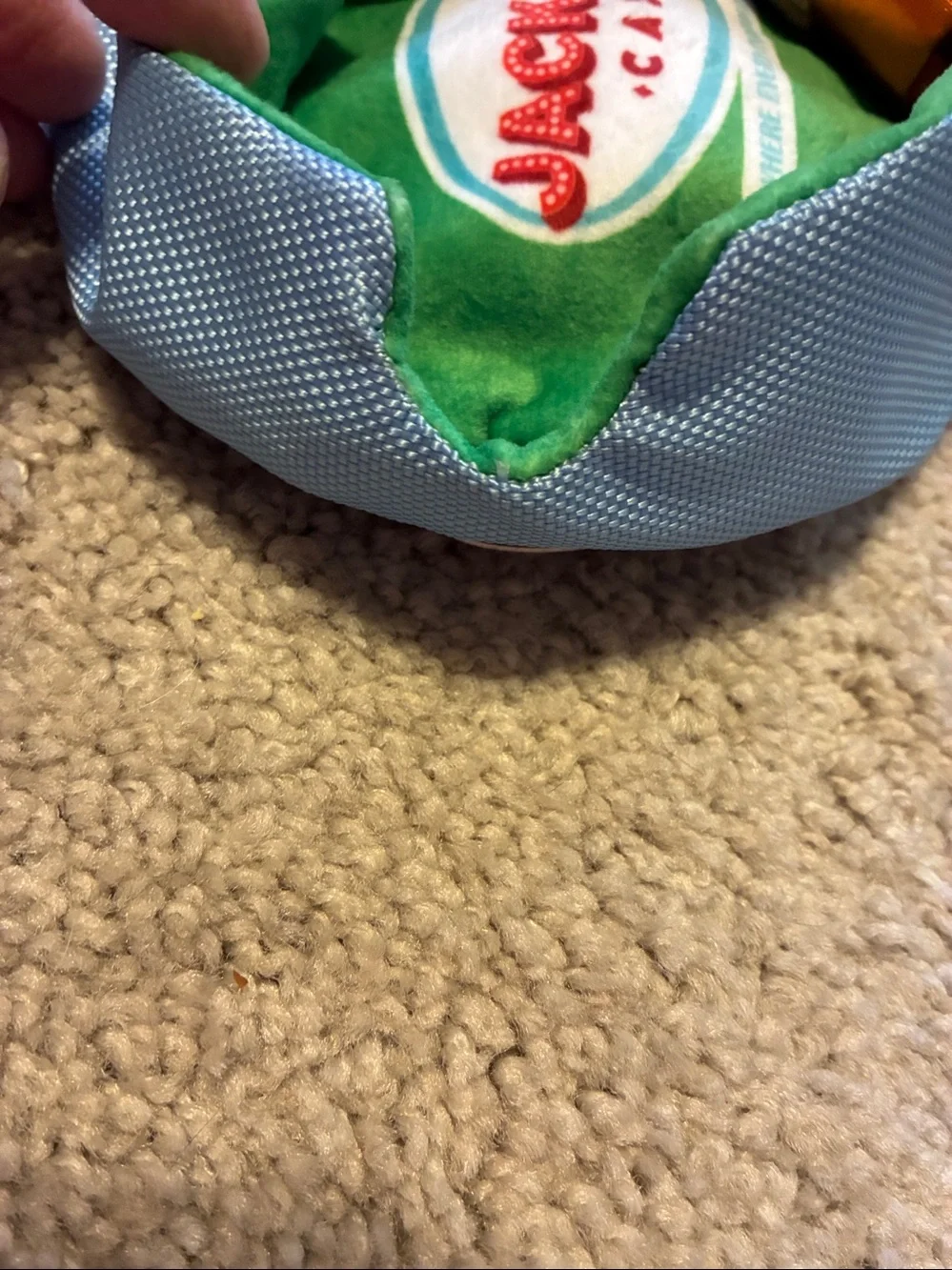 BARK Jackpawt Dog Toy - Light Blue and Green Accents